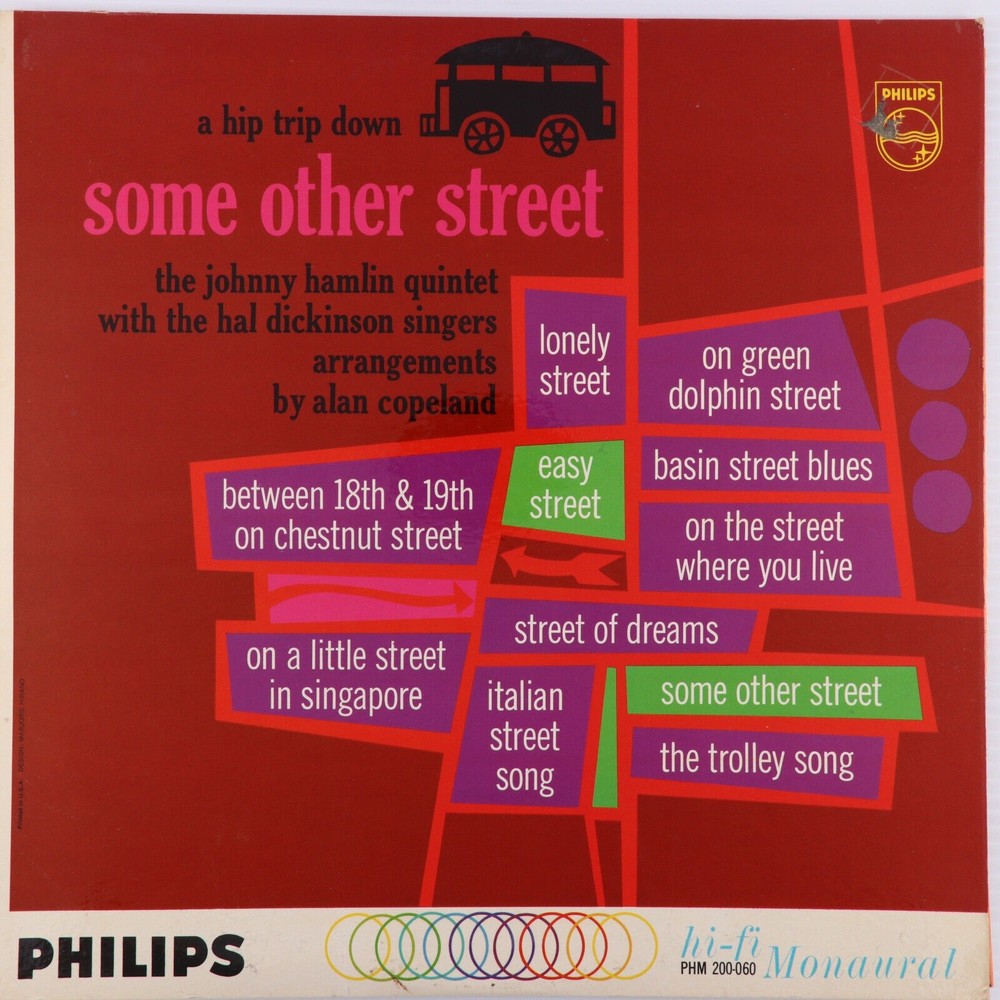 Johnny Hamlin Quintet, A Hip Trip Down Some Other Street LP Record PHM 200-060